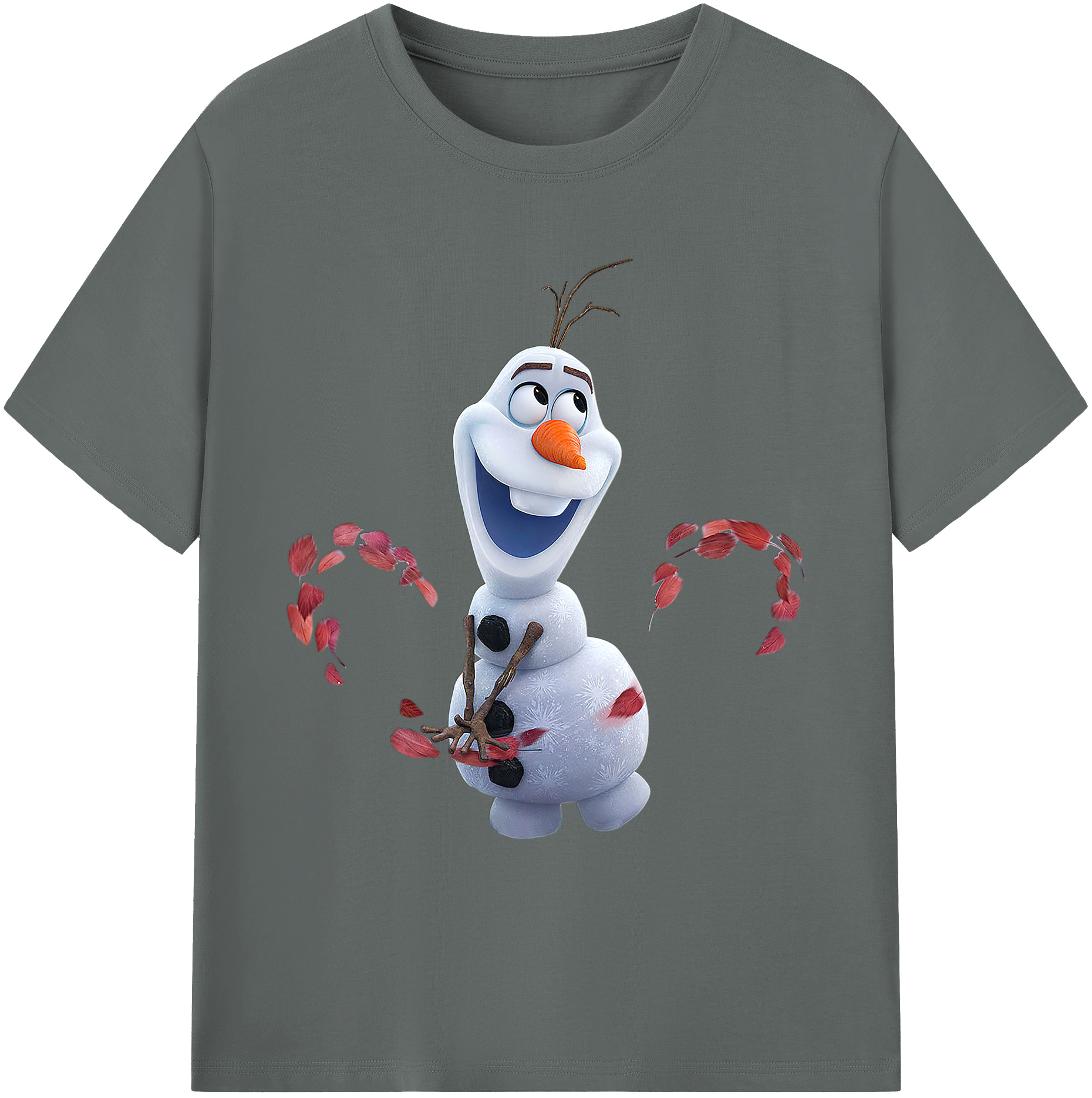 （画像用） アナと雪の女王 アンナ エルサ Frozen Anna Elsa 綿100％ メンズ半袖Tシャツ｜肌触りやわらか＆通気性